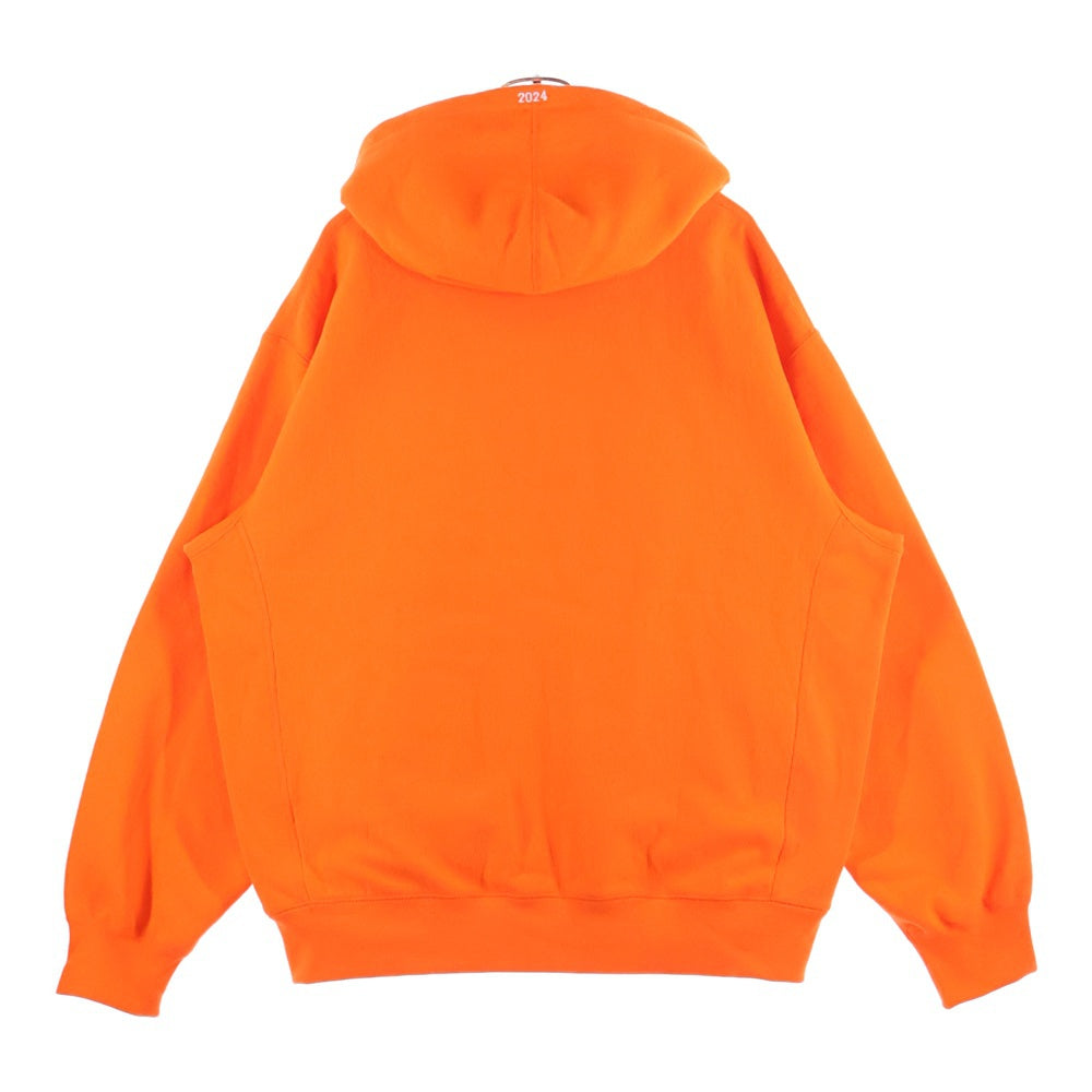 SUPREME(シュプリーム) 24SS Futura Hooded Sweatshirt Bright Orange フューチュラロゴ プルオーバーパーカー オレンジ