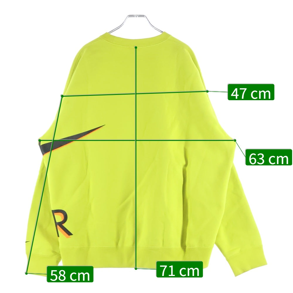 NIKE(ナイキ) xKim Jones Fleece Crewneck Volt キムジョーンズ フリースクルーネックスウェット イエロー