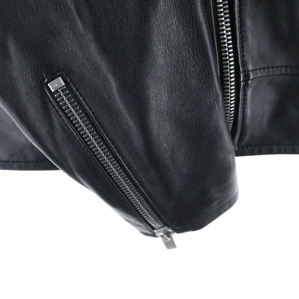 SAINT LAURENT PARIS(サンローランパリ) L01 クラシックモーターサイクル レザー ライダースジャケット ブラック 484284 Y5YA2