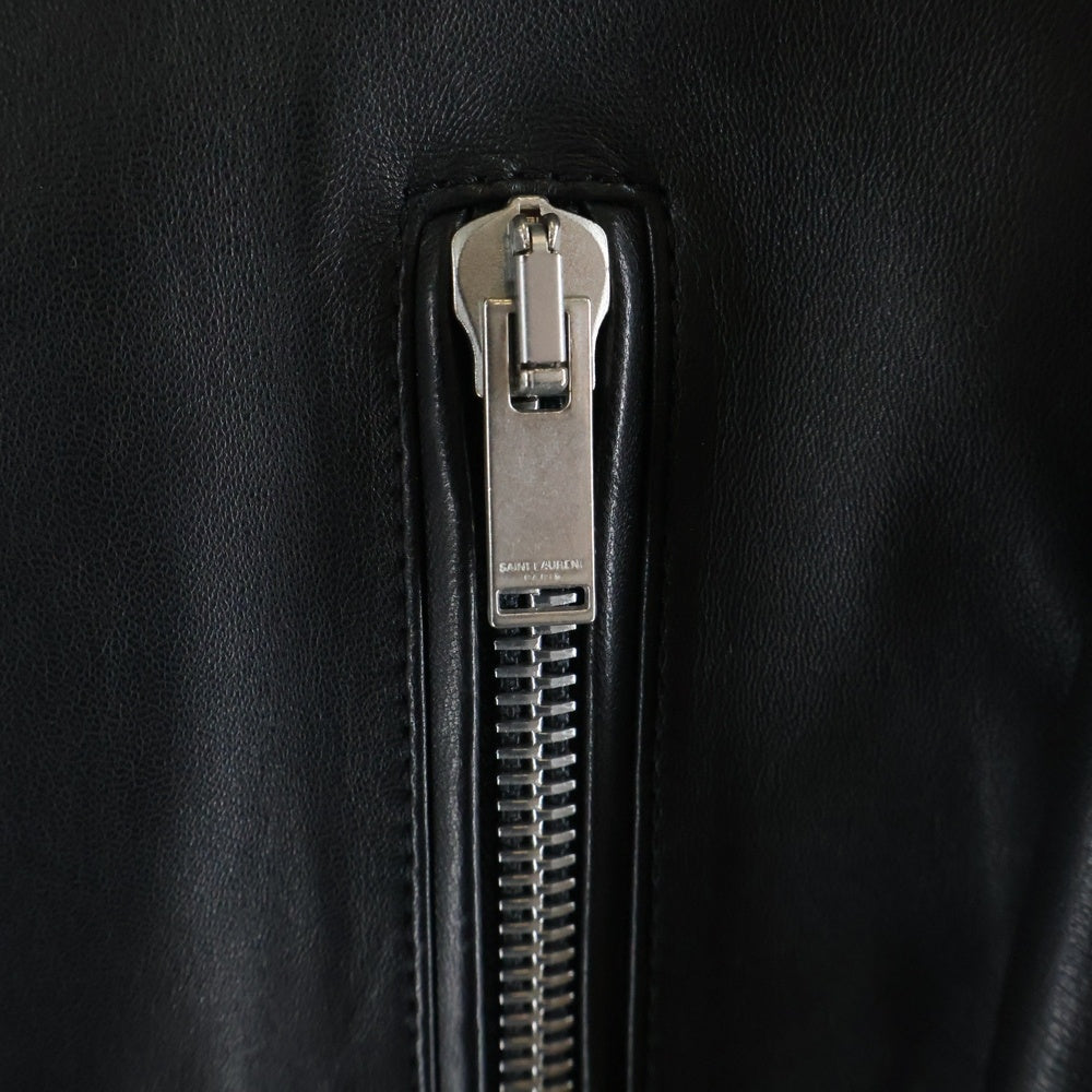 SAINT LAURENT PARIS(サンローランパリ) L01 クラシックモーターサイクル レザー ライダースジャケット ブラック 484284 Y5YA2