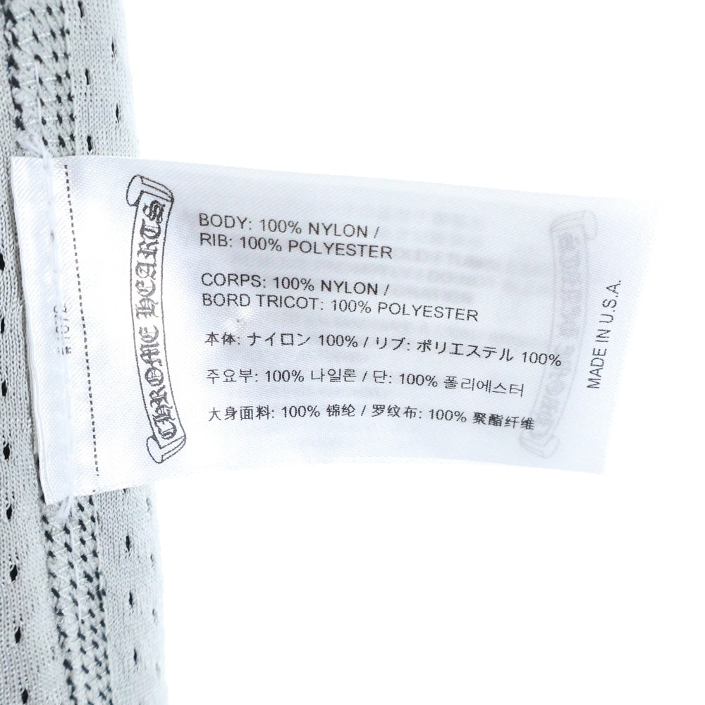 CHROME HEARTS(クロムハーツ) MESH WARM UP JERSEY リバーシブルCHロゴプリントメッシュタンクトップ ブラック