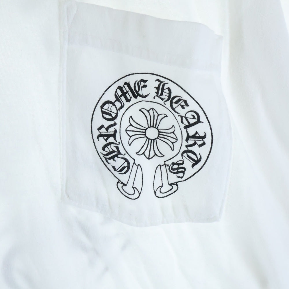 CHROME HEARTS(クロムハーツ) HORSESHOE S/S TEE ホースシュープリント 半袖Tシャツ カットソー ホワイト
