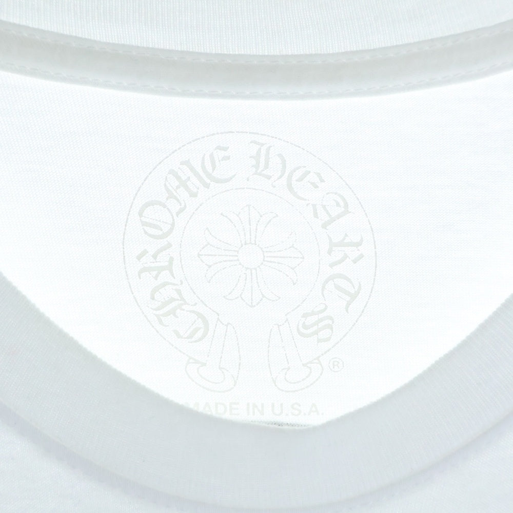 CHROME HEARTS(クロムハーツ) HORSESHOE S/S TEE ホースシュープリント 半袖Tシャツ カットソー ホワイト