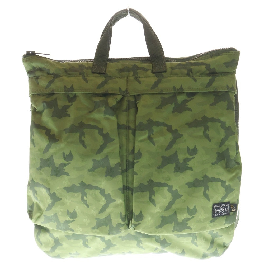 PORTER(ポーター) ×OVO 2 Way Helmet Bag オヴォ ドレイク ヘルメットバッグ カーキ