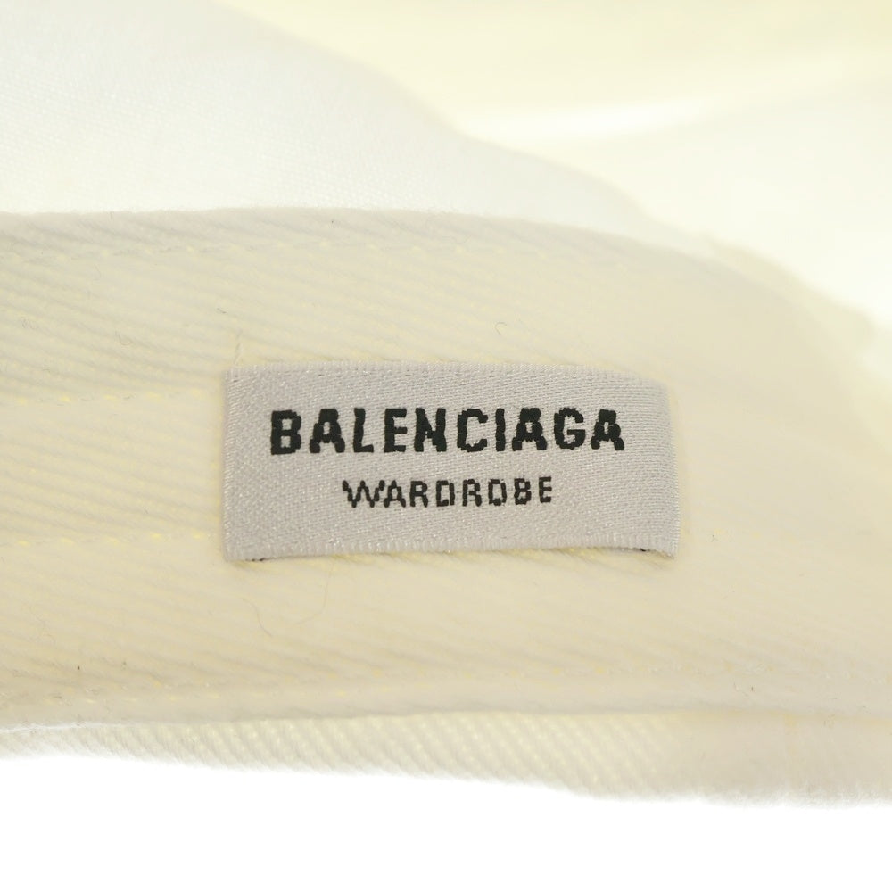 BALENCIAGA(バレンシアガ) LOGO BASEBALL CAP ロゴベースボールキャップ ホワイト 529192