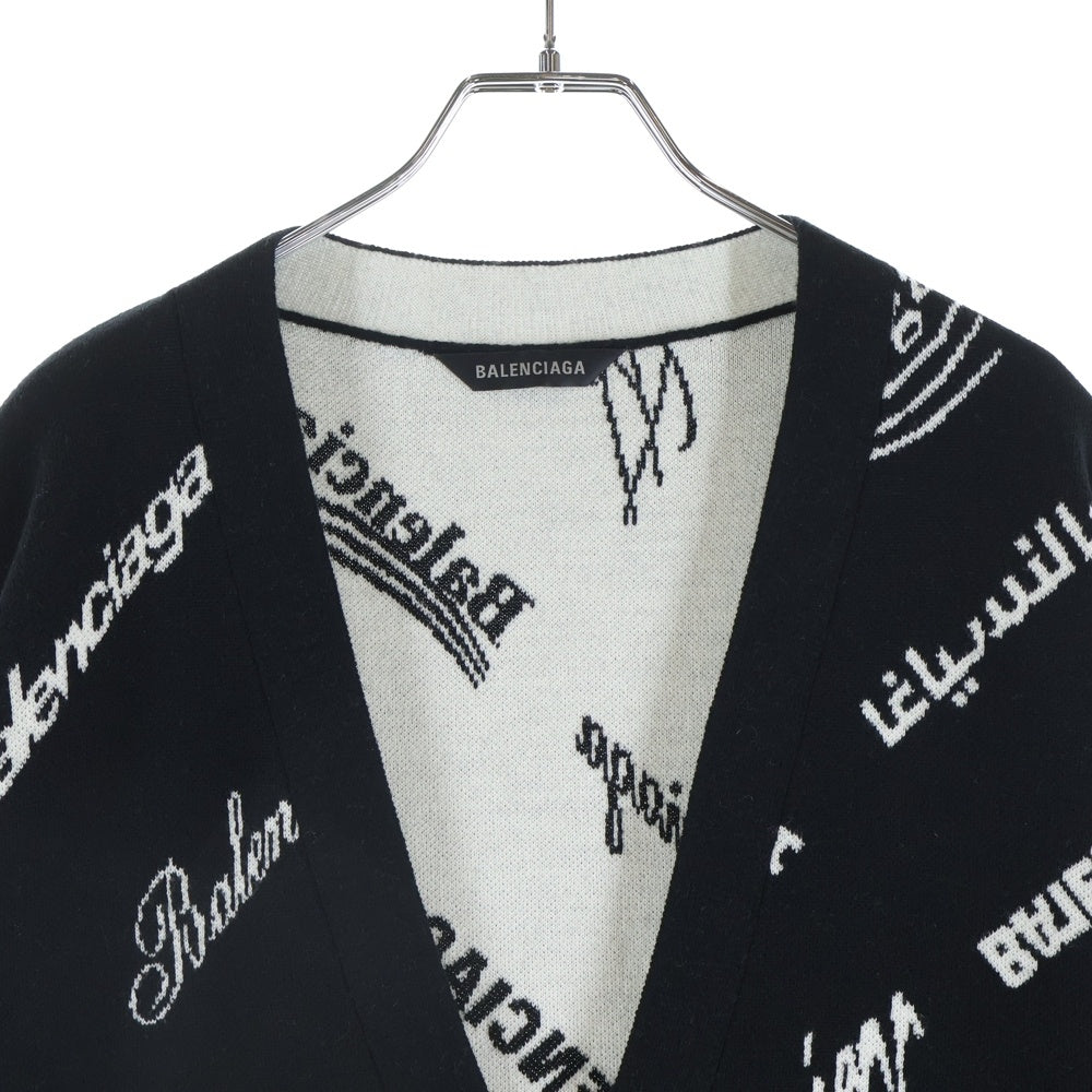 BALENCIAGA(バレンシアガ) 23SS Logomania Multi Logo Cardigan ロゴ