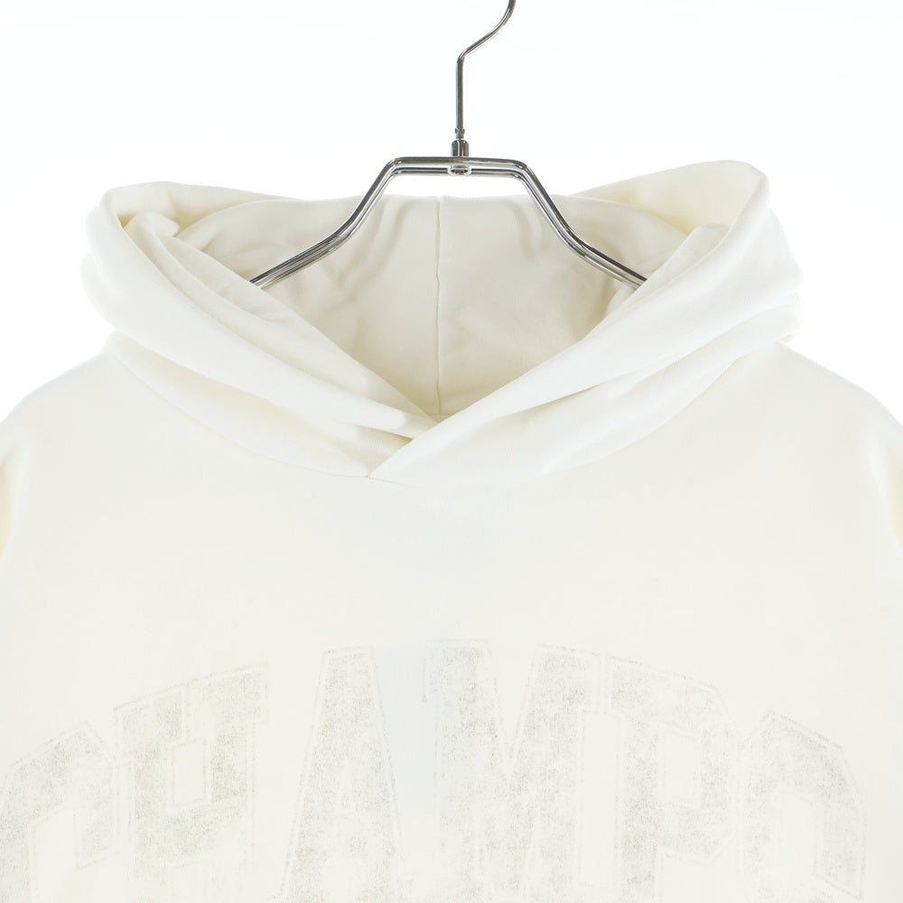 BALENCIAGA(バレンシアガ) CHAMPS ELYSESS クロップドプルオーバーパーカー ホワイト 818433 TRVM9