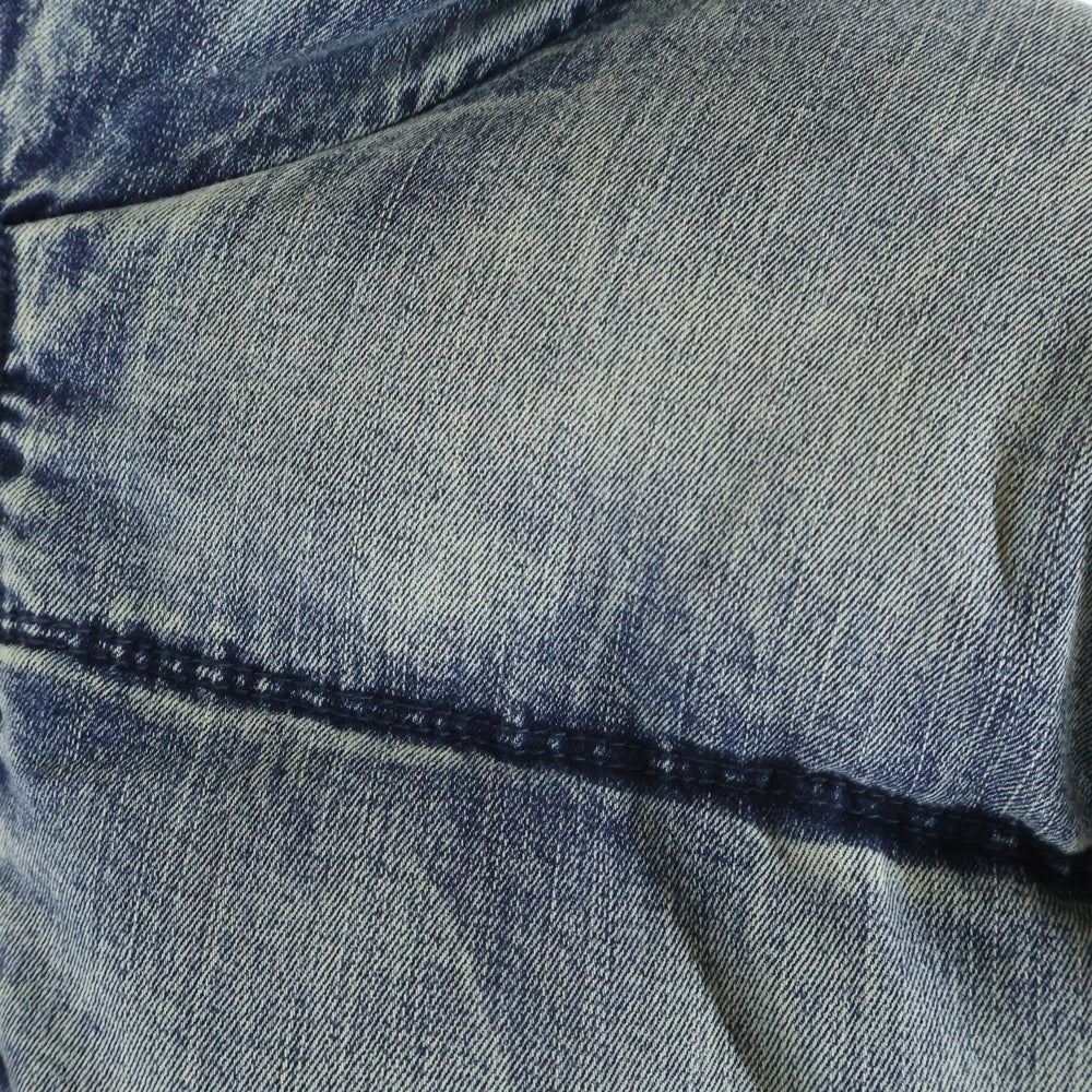 DIESEL(ディーゼル) W-AVES PUFFER JACKET パファー デニム ダウンジャケット インディゴ A14549