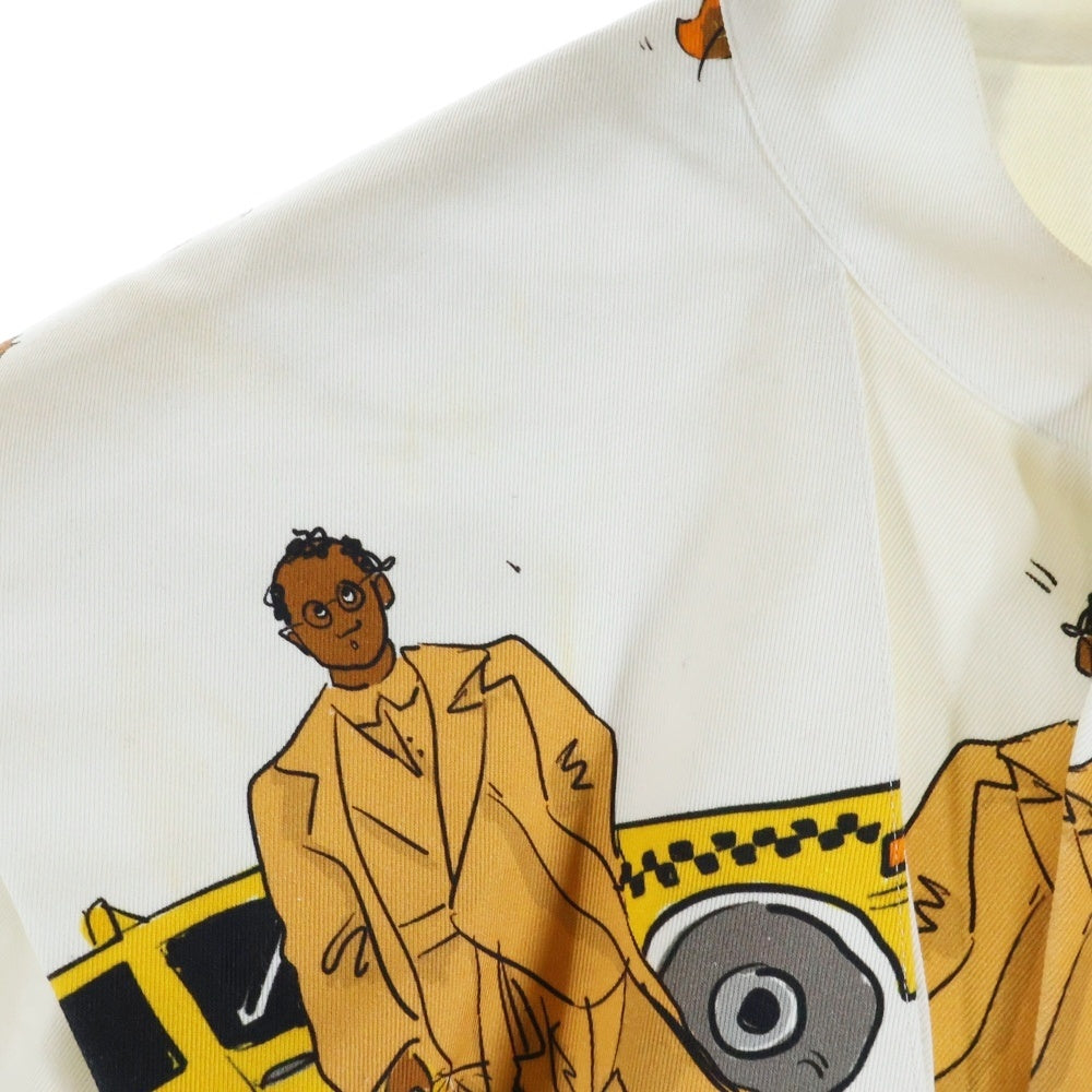 LOUIS VUITTON(ルイヴィトン) 19AW NEW WALKERS DNA RM192 QKQ HHS60W ニューウォーカーズディーエヌエー 総柄プリント半袖コットンシャツ ホワイト