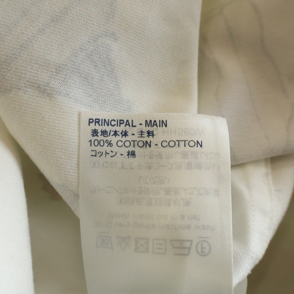 LOUIS VUITTON(ルイヴィトン) 19AW NEW WALKERS DNA RM192 QKQ HHS60W ニューウォーカーズディーエヌエー 総柄プリント半袖コットンシャツ ホワイト