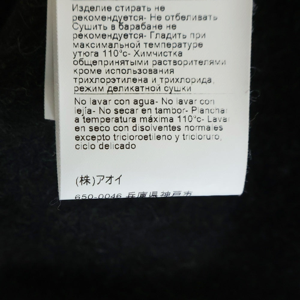 MSGM(エムエスジーエム) ホールデザイン ウール ボタンシャツジャケット 3740ME05V ブラック