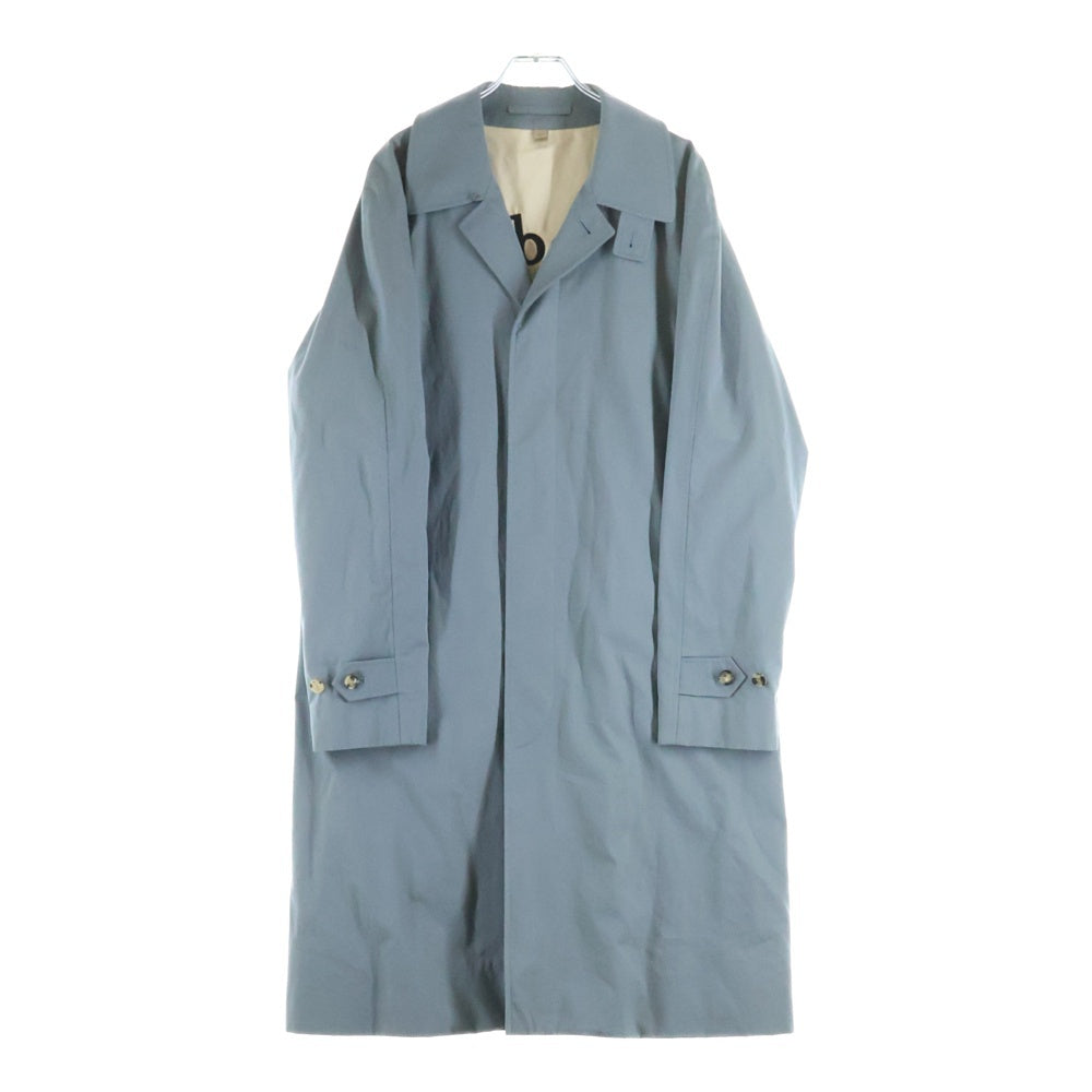 BURBERRY(バーバリー) 裏地チェック ステンカラーコート 8004369 グリーン