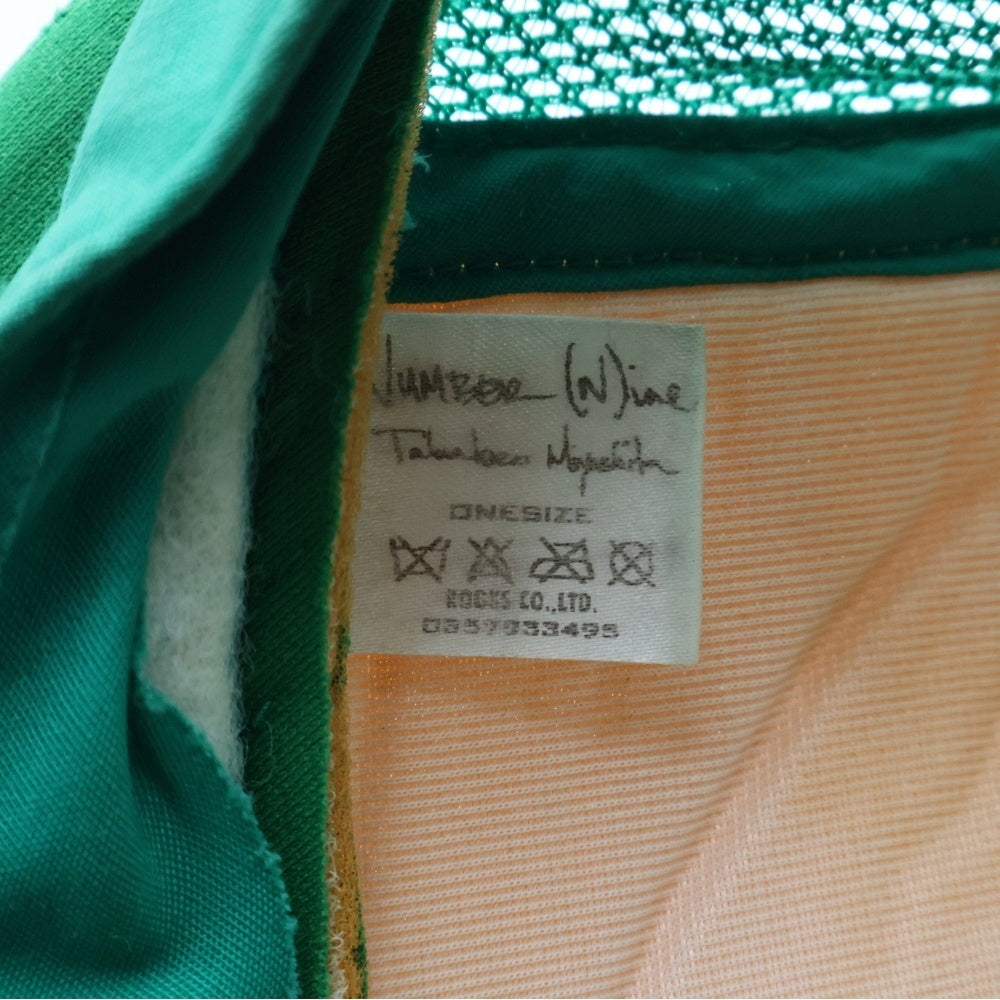 NUMBER (N)INE(ナンバーナイン) 03AW ARCHIVE カート期 Rolling Stones Trucker Cap ローリングストーンズ プリント キャップ 帽子 グリーン/ホワイト