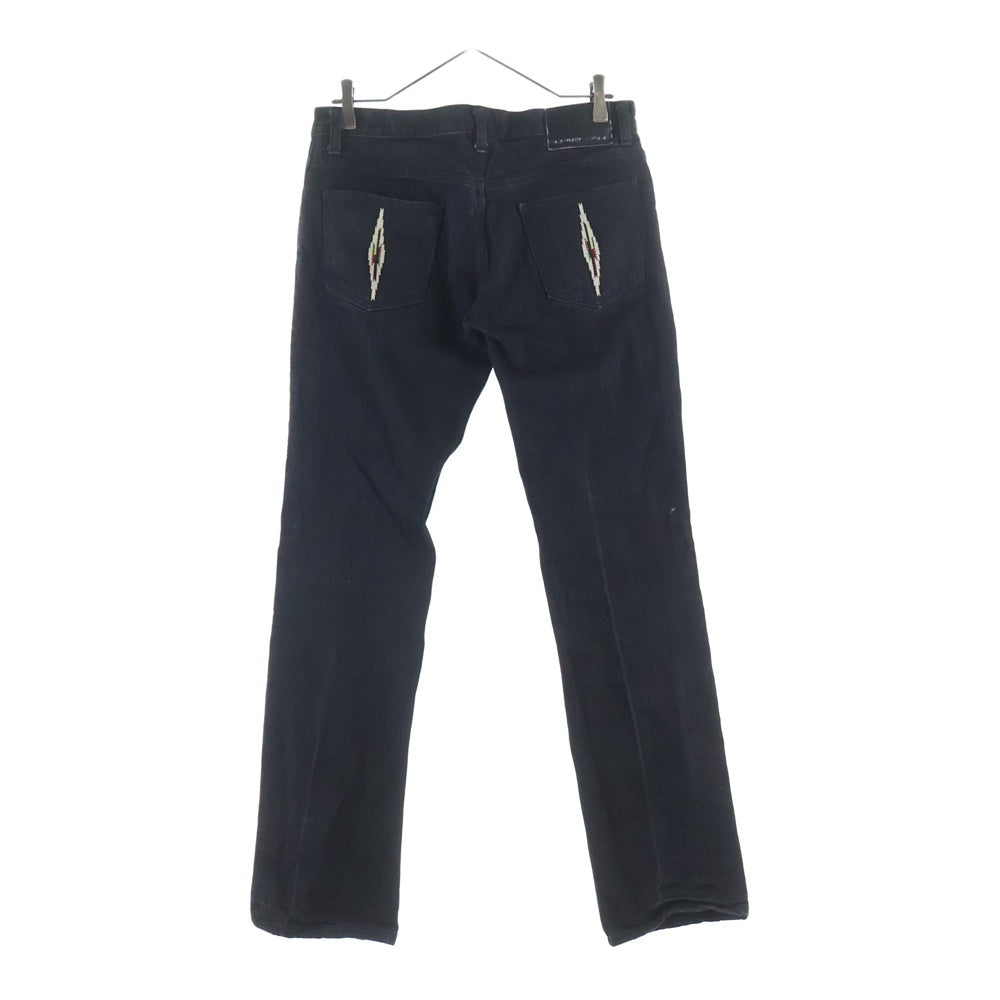 NUMBER (N)INE(ナンバーナイン) 05AW ARCHIVE THE HIGH STREETS期 オルテガデニムパンツ ブラック