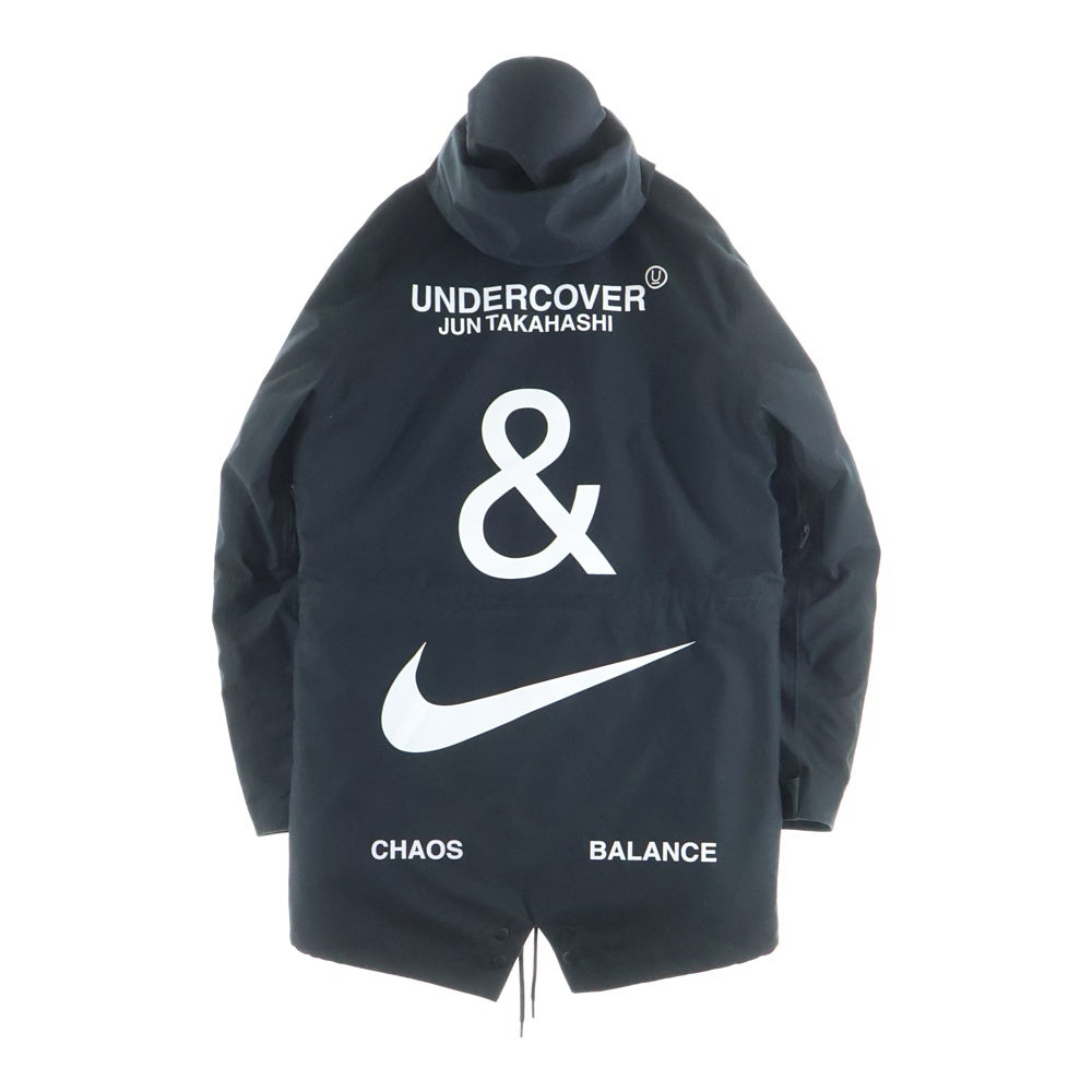 UNDERCOVER(アンダーカバー) 3レイヤー フィッシュテールパーカ ロングジャケット CD7523-010 ブラック
