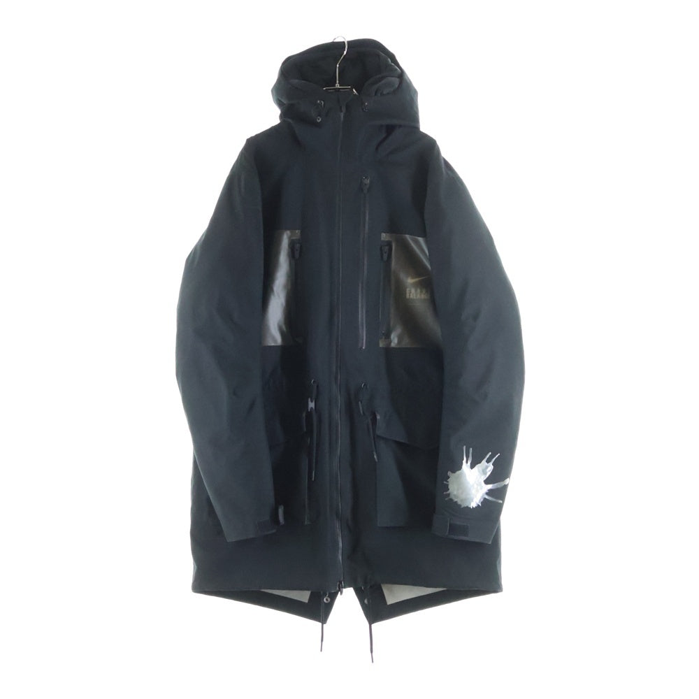 UNDERCOVER(アンダーカバー) 3レイヤー フィッシュテールパーカ ロングジャケット CD7523-010 ブラック