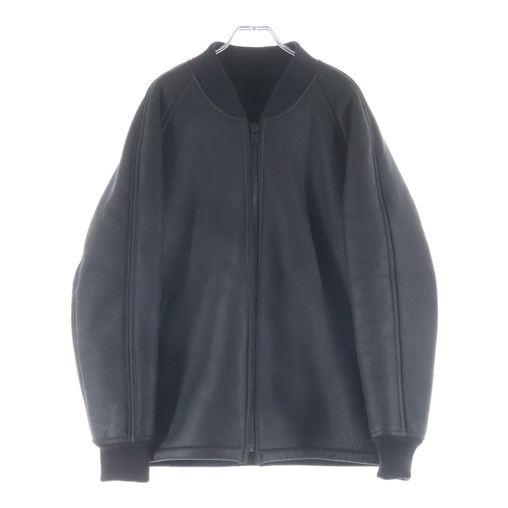 RON HERMAN(ロンハーマン) Mouton Award Jacket リアルムートン アワード ジャケット ブルゾン ブラック 3220400149