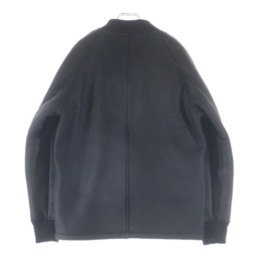 RON HERMAN(ロンハーマン) Mouton Award Jacket リアルムートン アワード ジャケット ブルゾン ブラック 3220400149