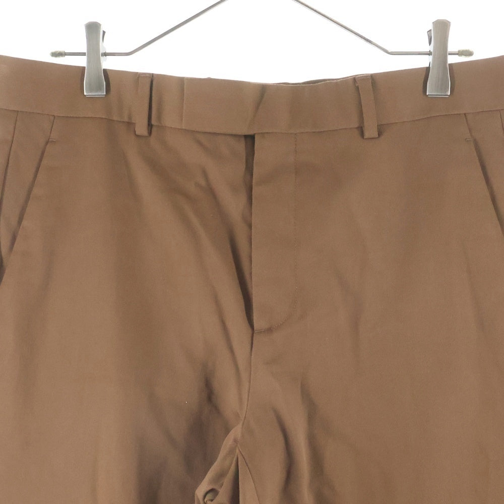 DIOR(ディオール) ×Travis Scott 22AW ウール刺繍フレアスラックス パンツ 283C102A4739 ブラウン