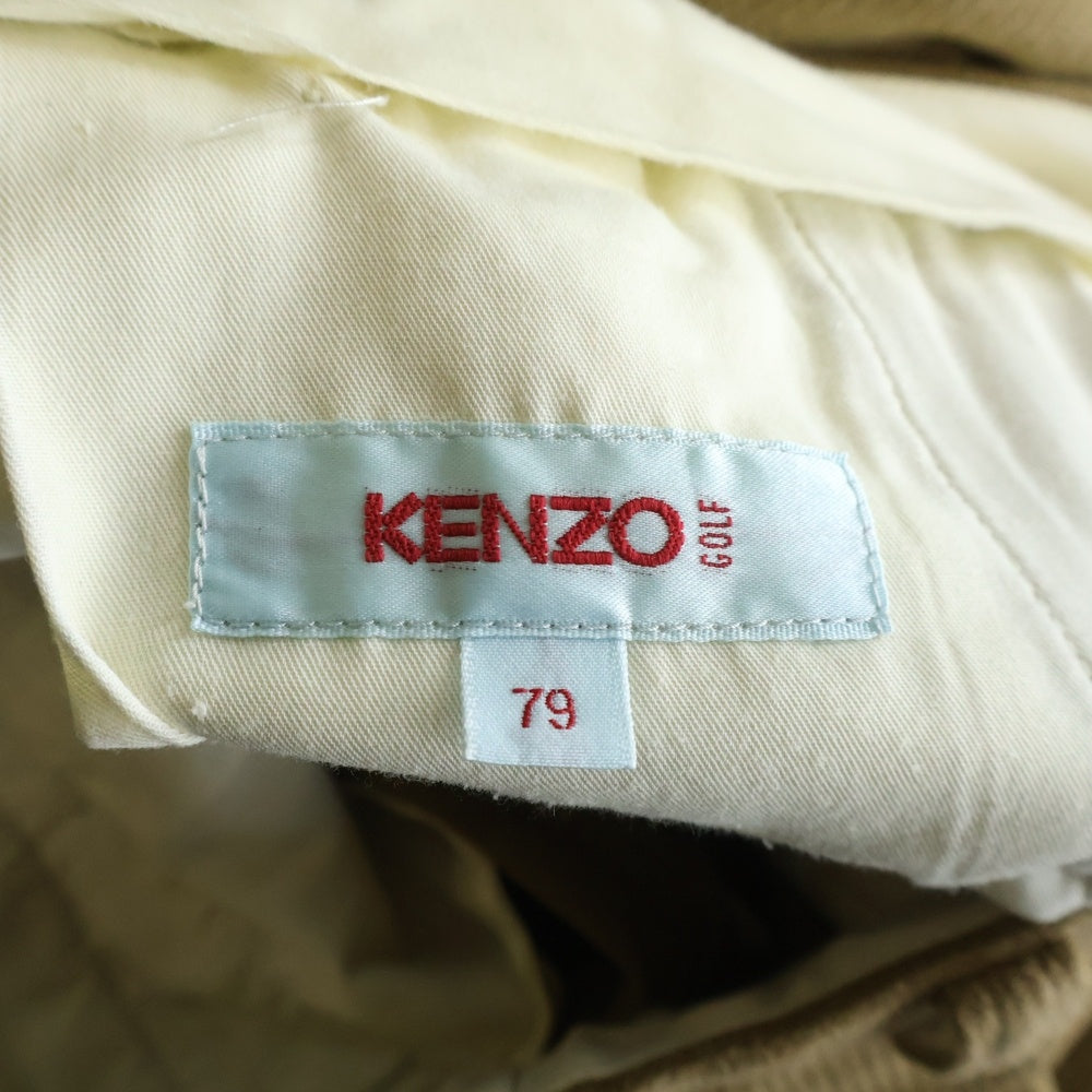 KENZO(ケンゾー) 2タック コーデュロイ スラックスパンツ 535-J-6545 ブラウン