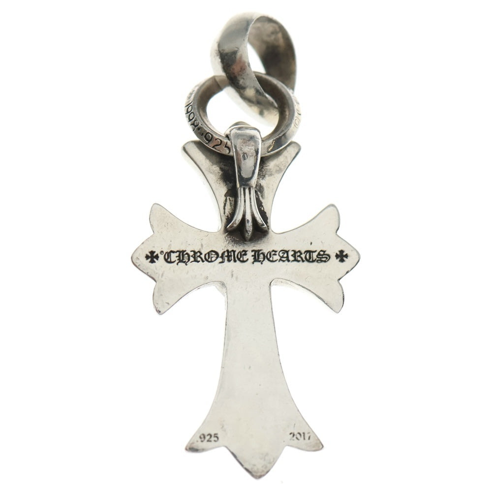 CHROME HEARTS(クロムハーツ) CH CRS SML HRT W/BALE Wベイル スモールCHクロス ハート ペンダントトップ シルバー