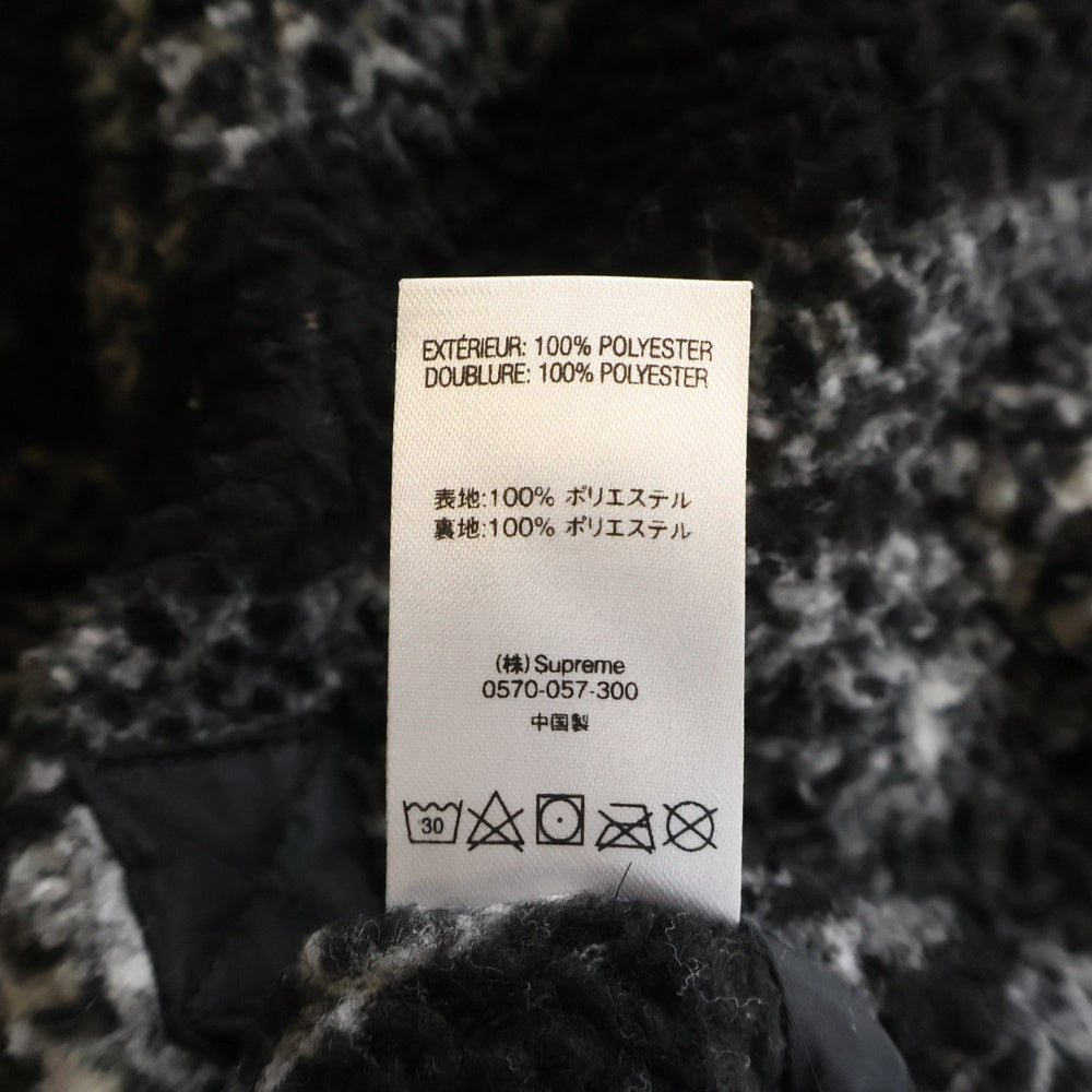 SUPREME(シュプリーム) 19AW Reversible Bandana Fleece Jacket リバーシブル バンダナ フリース ジャケット ブラック