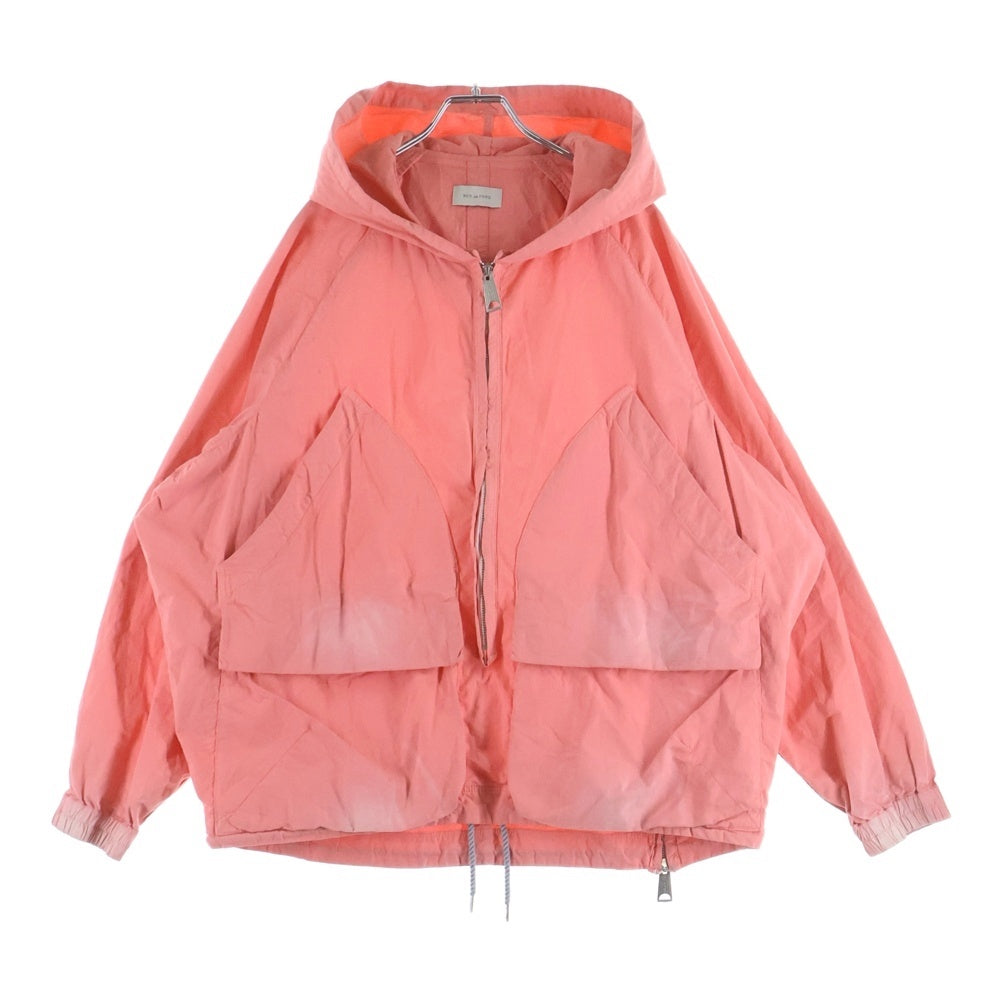 BED J.W. FORD(ベッドフォード) 25SS Garment Dye Hooded Shirt 25SS-B-IN01 ガーメント ダイド フーデッド シャツ フーディー パーカー ピンク