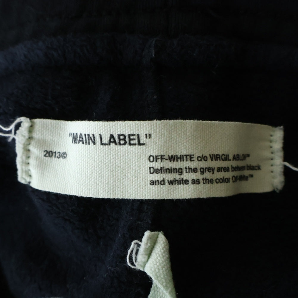 OFF-WHITE(オフホワイト) サイドロゴプリント スウェットパンツ ブラック
