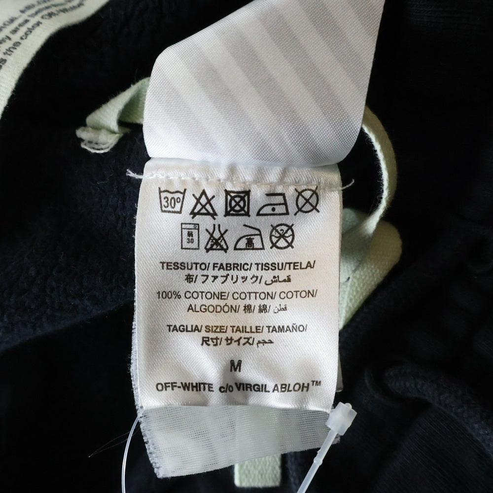 OFF-WHITE(オフホワイト) サイドロゴプリント スウェットパンツ ブラック