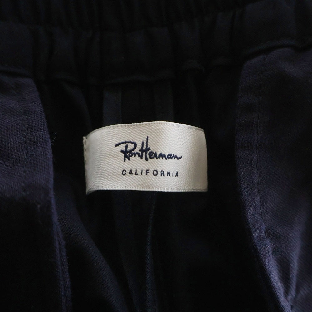 RON HERMAN(ロンハーマン) ブラッシュドギャバジンパンツ ネイビー 4220600021