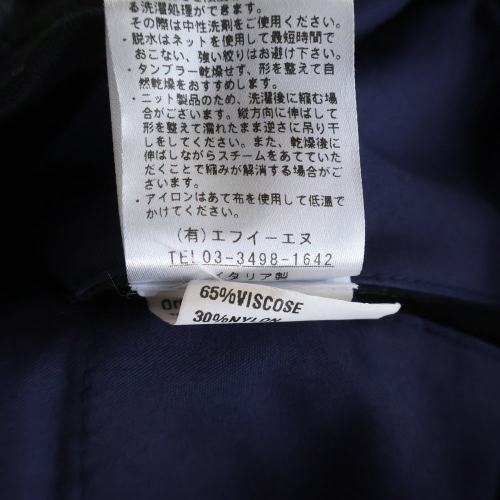 giab's ARCHIVIO(ジャブスアルキヴィオ) ジップフライ イージーパンツ ブラック