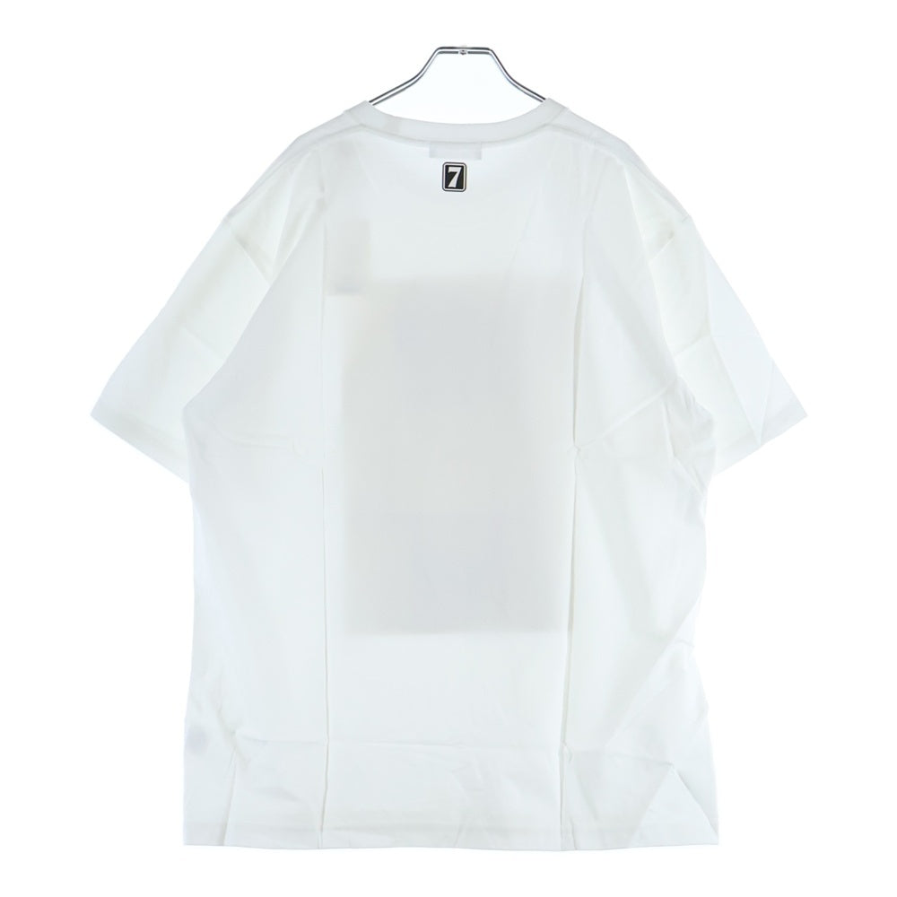 GOD SELECTION XXX(ゴッドセレクショントリプルエックス) 20SS 7th ANNIVERSARY LADY GAGA TEE レディーガガ フォトプリント クルーネックコットン半袖Tシャツ ホワイト GX-S20-7ST-02