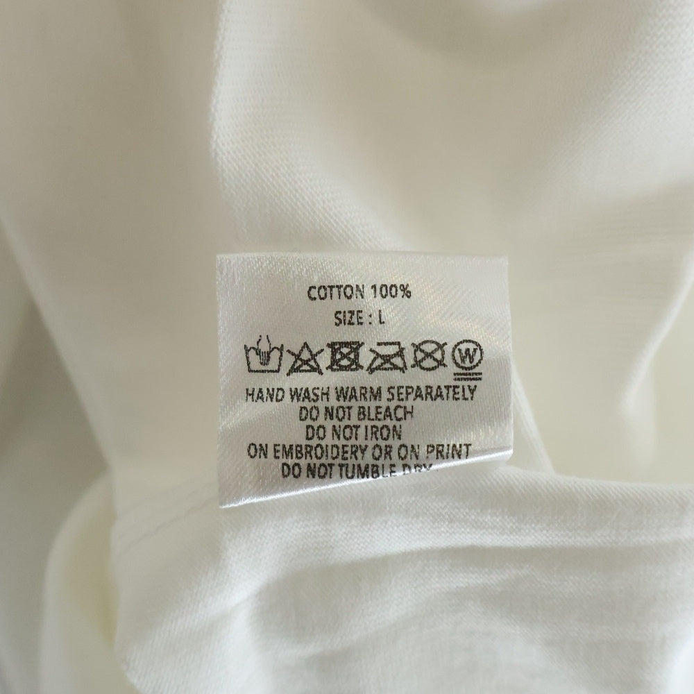 GOD SELECTION XXX(ゴッドセレクショントリプルエックス) 20SS 7th ANNIVERSARY LADY GAGA TEE レディーガガ フォトプリント クルーネックコットン半袖Tシャツ ホワイト GX-S20-7ST-02