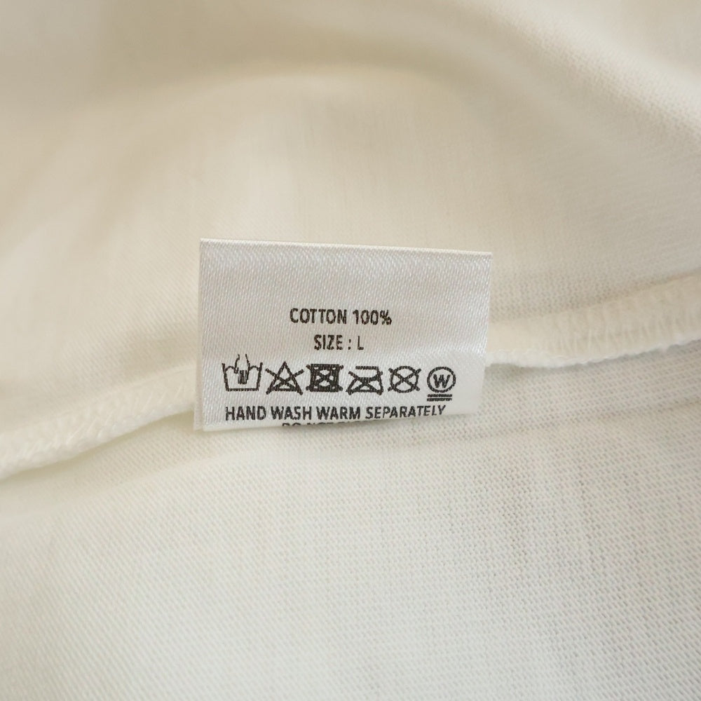 GOD SELECTION XXX(ゴッドセレクショントリプルエックス) 19SS ケイト・モス フォトプリント クルーネックコットン半袖Tシャツ ホワイト GX-S19-ST-18