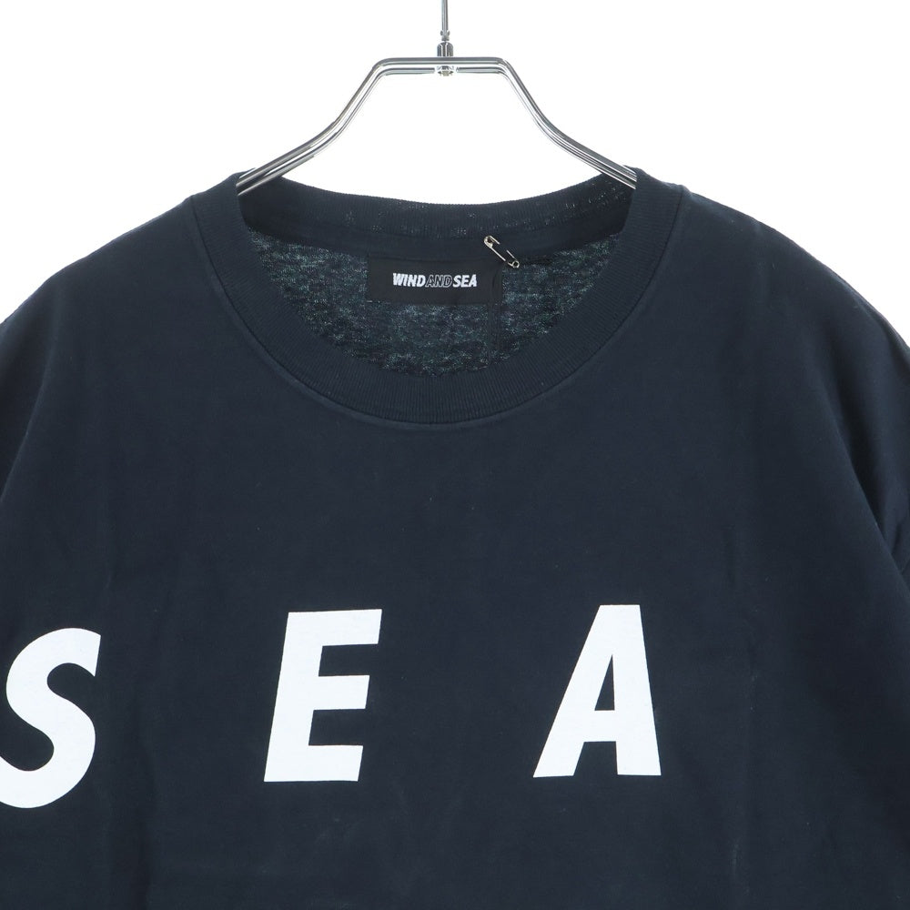 WIND AND SEA(ウィンダンシー) KEEP DISTANCE T-SHIRT フロントプリント チャリティーTシャツ ブラック WDS-Donation-02