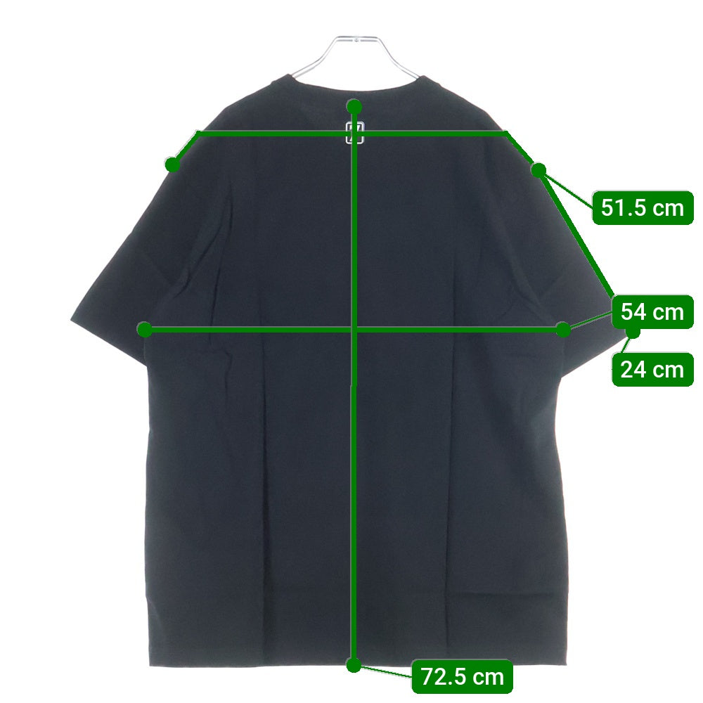 GOD SELECTION XXX(ゴッドセレクショントリプルエックス) 20SS 7th ANNIVERSARY ケイトモス フォトプリント クルーネックコットン半袖Tシャツ ブラック GX-S20-7ST-01