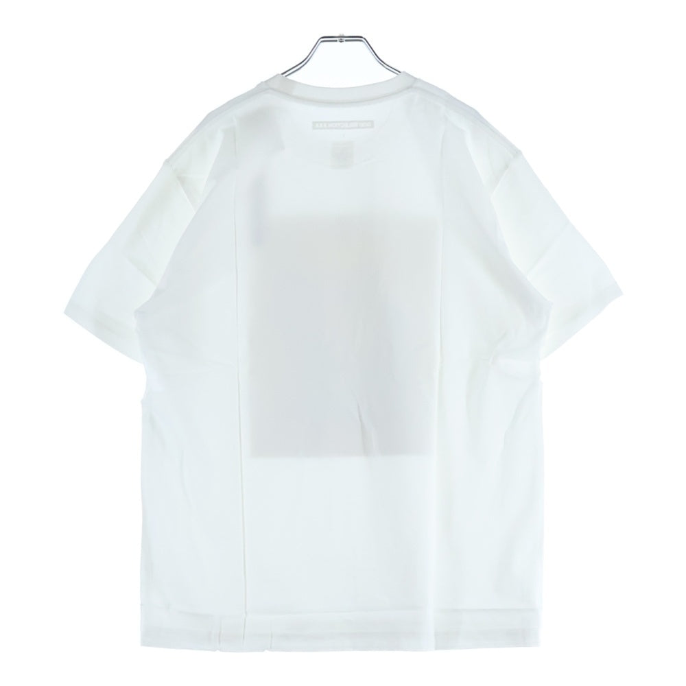 GOD SELECTION XXX(ゴッドセレクショントリプルエックス) 19AW B'2nd限定 ラシュナイダー フォトプリント クルーネックコットン半袖Tシャツ ホワイト GX-A19-B2ST-01