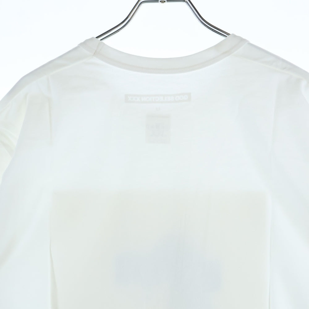 GOD SELECTION XXX(ゴッドセレクショントリプルエックス) 18AW カイリージェンナー フォトプリント クルーネックコットン半袖Tシャツ ホワイト GX-A18-054