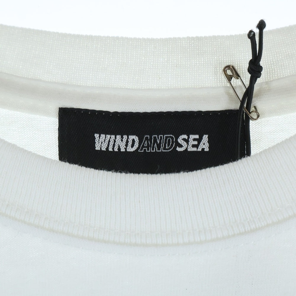 WIND AND SEA(ウィンダンシー) KEEP DISTANCE T-SHIRT フロントプリント チャリティーTシャツ ホワイト WDS-Donation-02