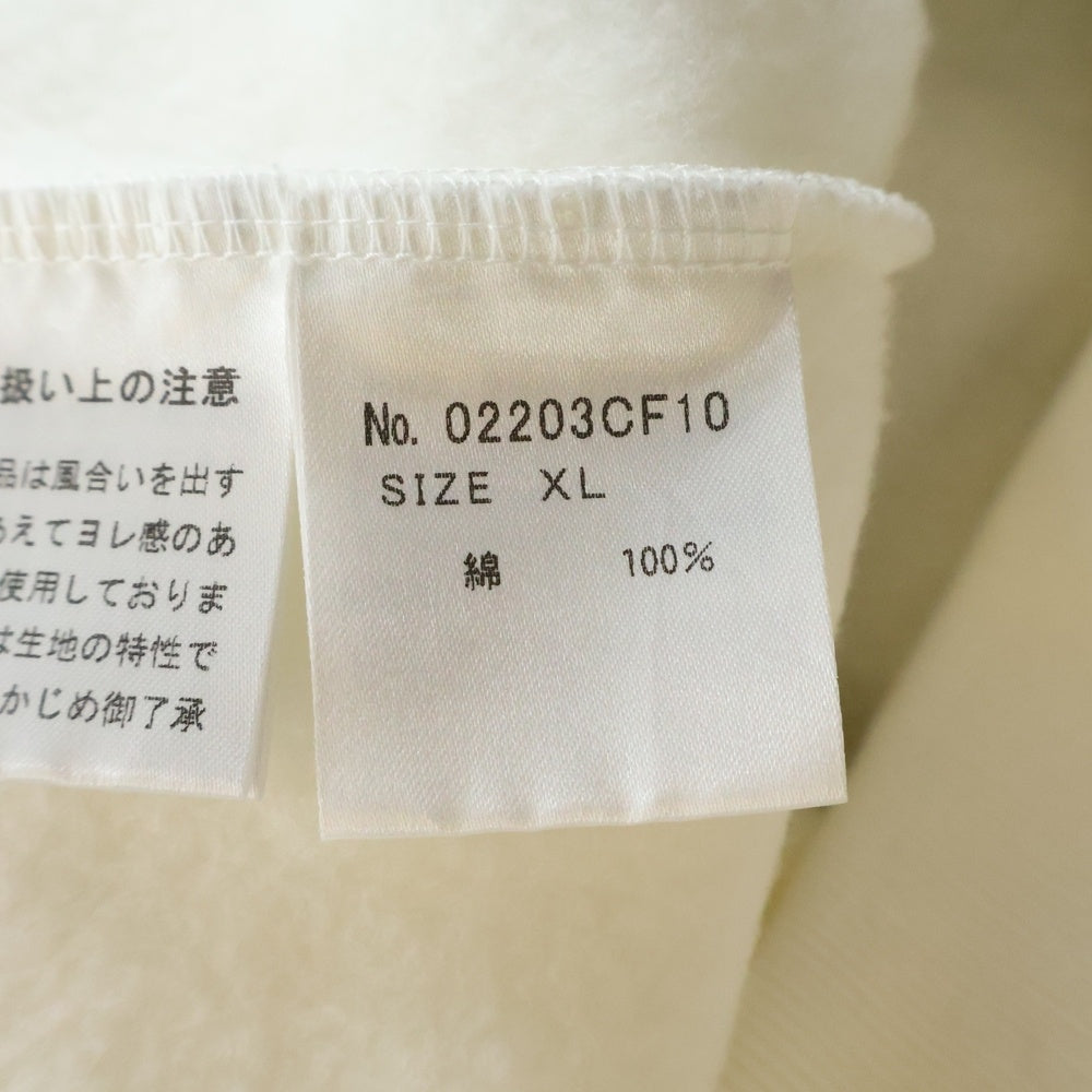 HYSTERIC GLAMOUR(ヒステリックグラマー) 20AW×WIND AND SEA SEA HYS HOODIE シー ヒス フーディー プリントロゴ スウェットパーカー ホワイト 02203CF10