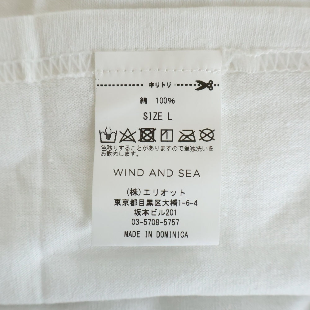 WIND AND SEA(ウィンダンシー) ×CASETIFY INVERT TEE ケースティファイ インベート Tシャツ ホワイト WDS-CSTF-11