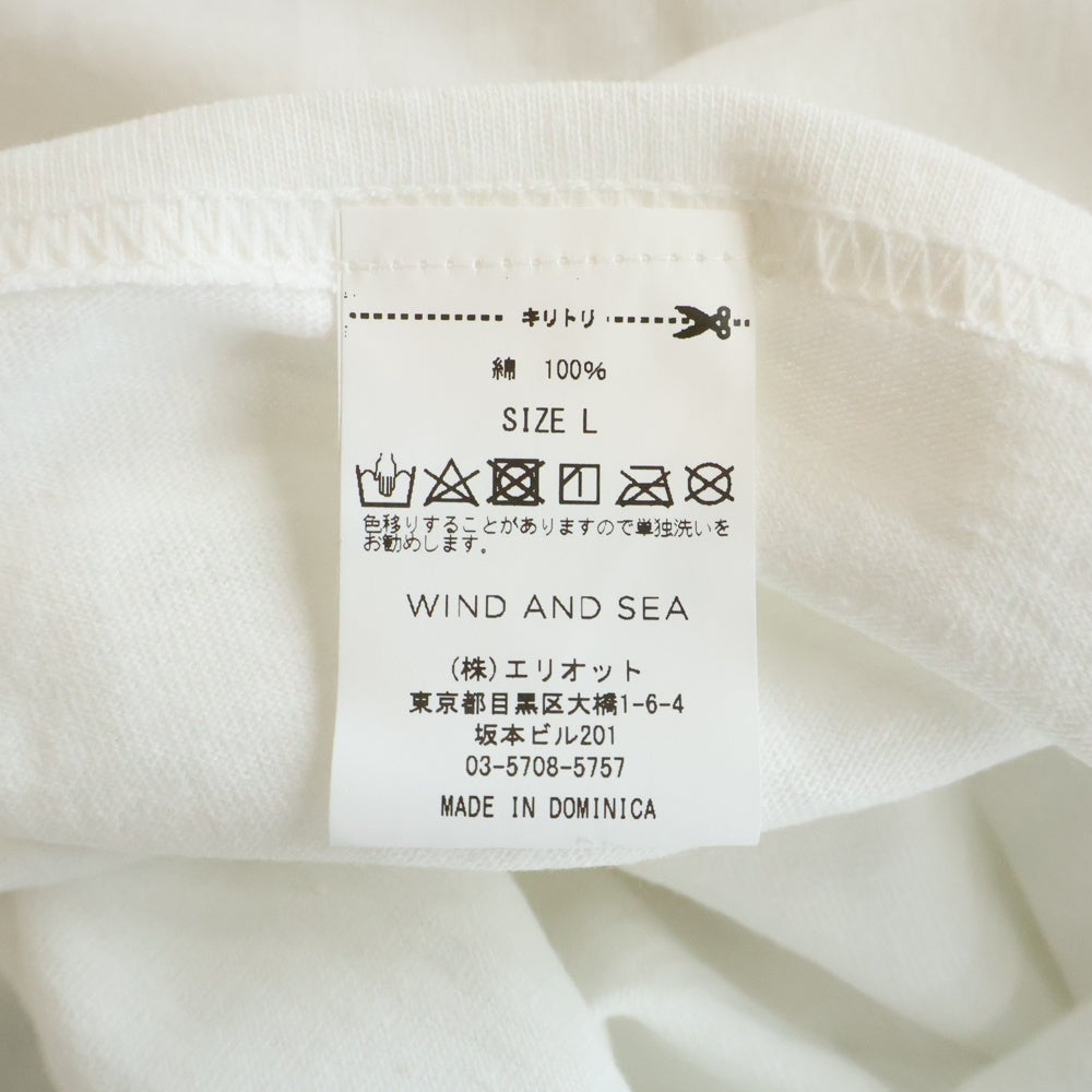 WIND AND SEA(ウィンダンシー) ×CASETIFY INVERT TEE ケースティファイ インベート Tシャツ ホワイト WDS-CSTF-10