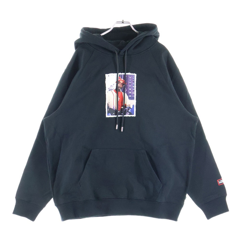 Lafayette(ラファイエット) 20AW T.ERIC MONROE BACK TO THE 90'S フォトプリント コットンプルオーバーパーカー ブラック