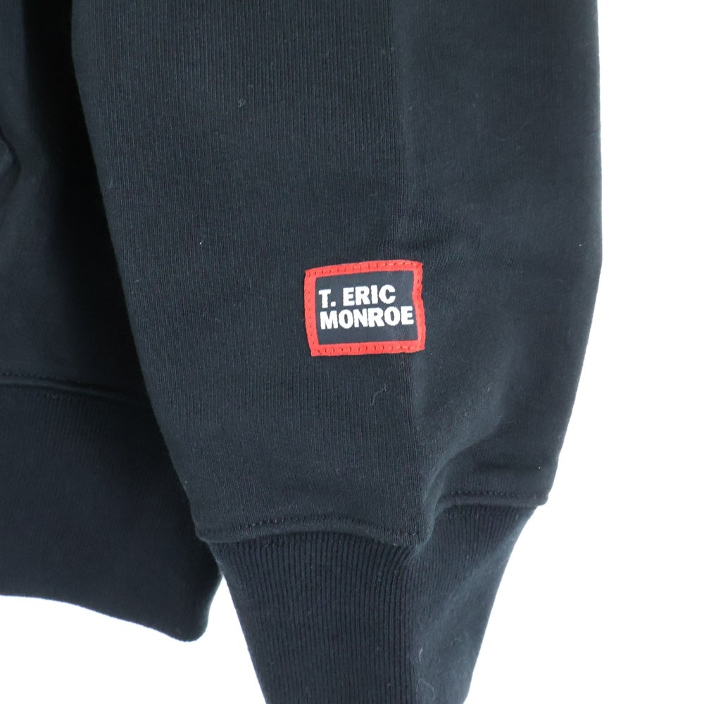 Lafayette(ラファイエット) 20AW T.ERIC MONROE BACK TO THE 90'S フォトプリント コットンプルオーバーパーカー ブラック