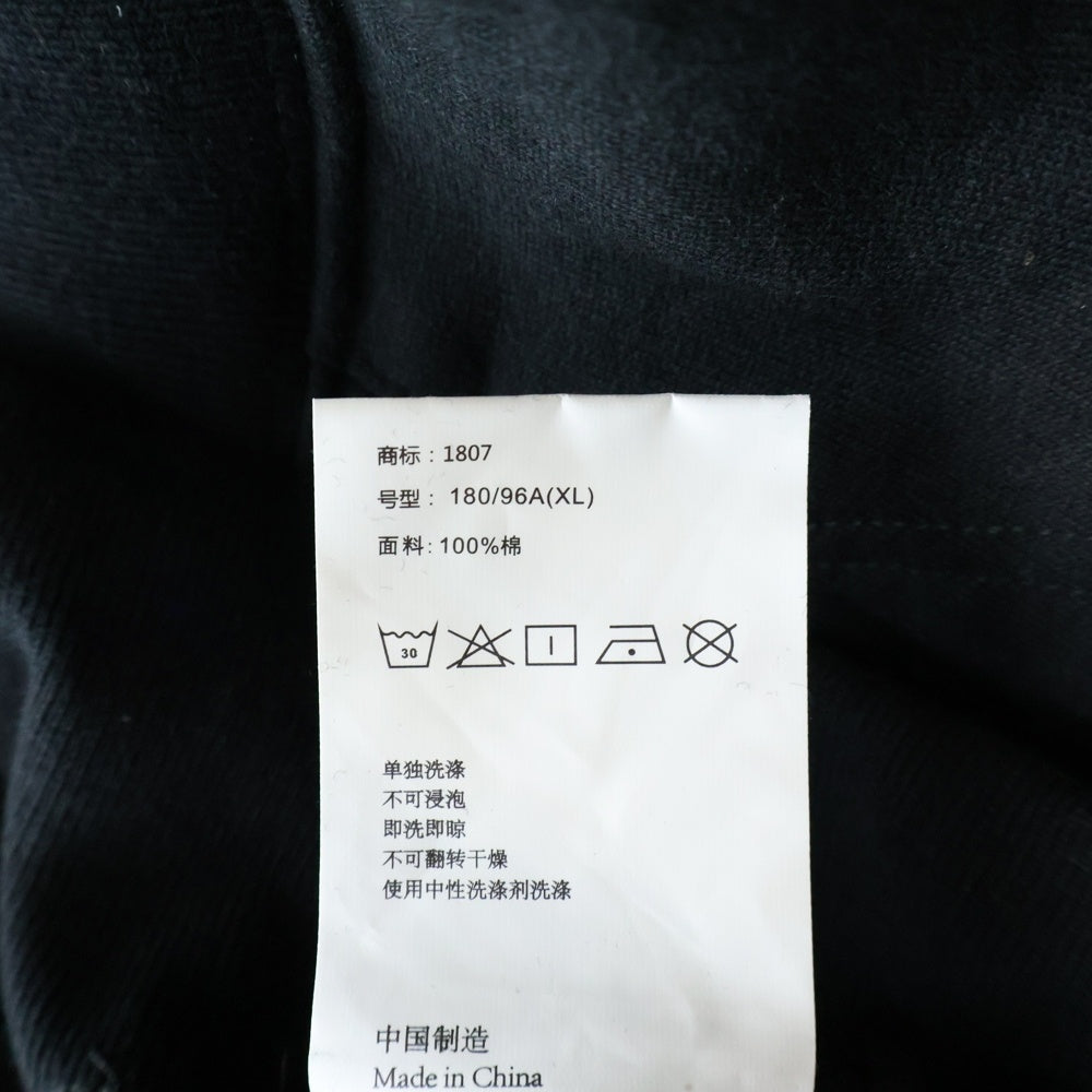 Lafayette(ラファイエット) 20AW T.ERIC MONROE BACK TO THE 90'S フォトプリント コットンプルオーバーパーカー ブラック