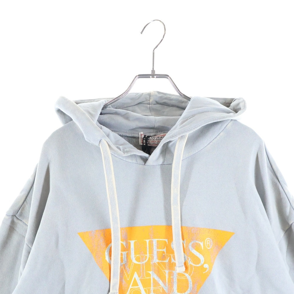 WIND AND SEA(ウィンダンシー) ×GUESS ゲス コットン プルオーバーパーカー グレー WDS-GUESS-02