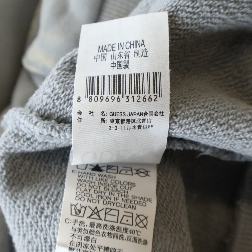WIND AND SEA(ウィンダンシー) ×GUESS ゲス コットン プルオーバーパーカー グレー WDS-GUESS-02