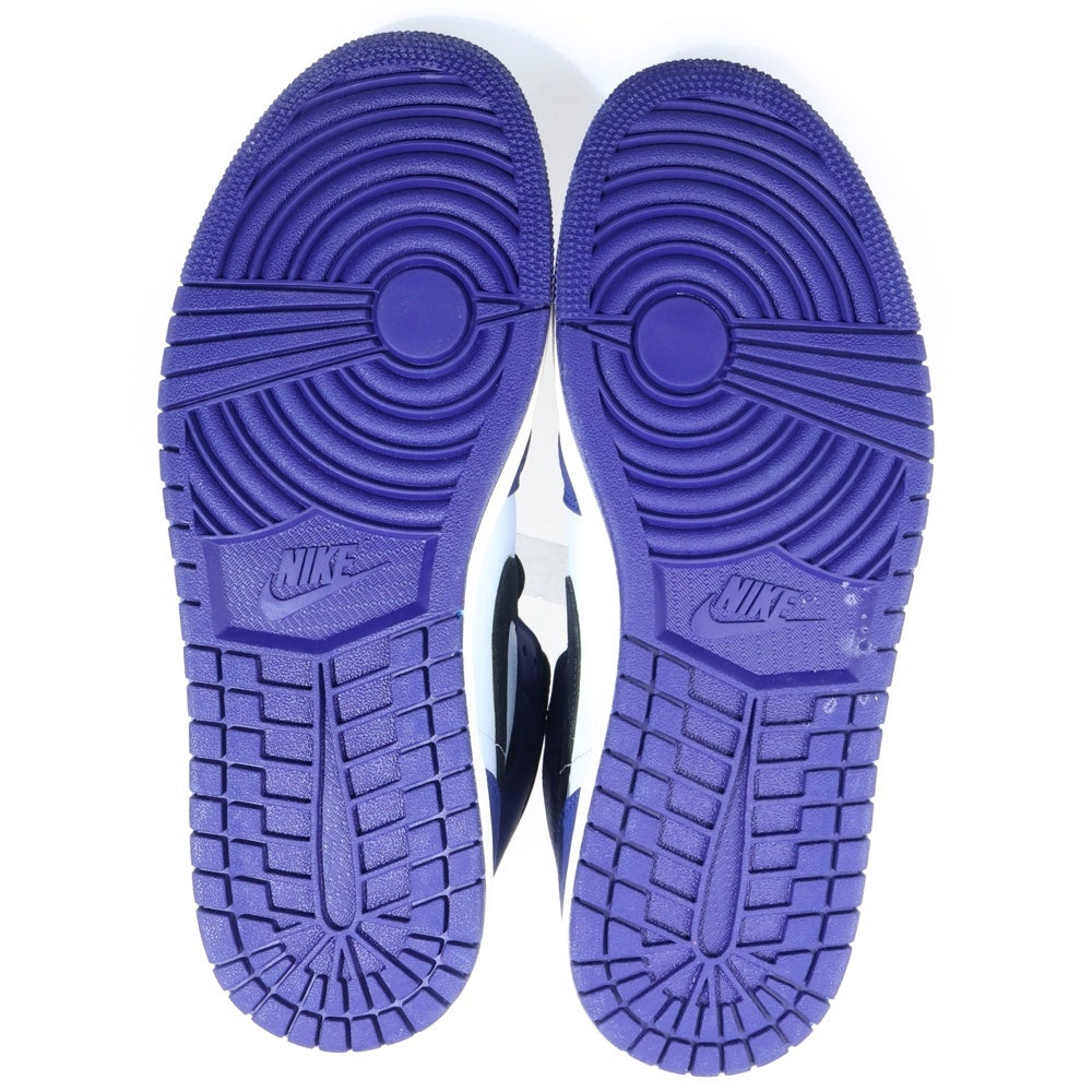 NIKE(ナイキ) AIR JORDAN 1 MID DEEP ROYAL エアジョーダン1 ディープ ロイヤル ミッドカットスニーカー ネイビー US10/28cm 852542-400