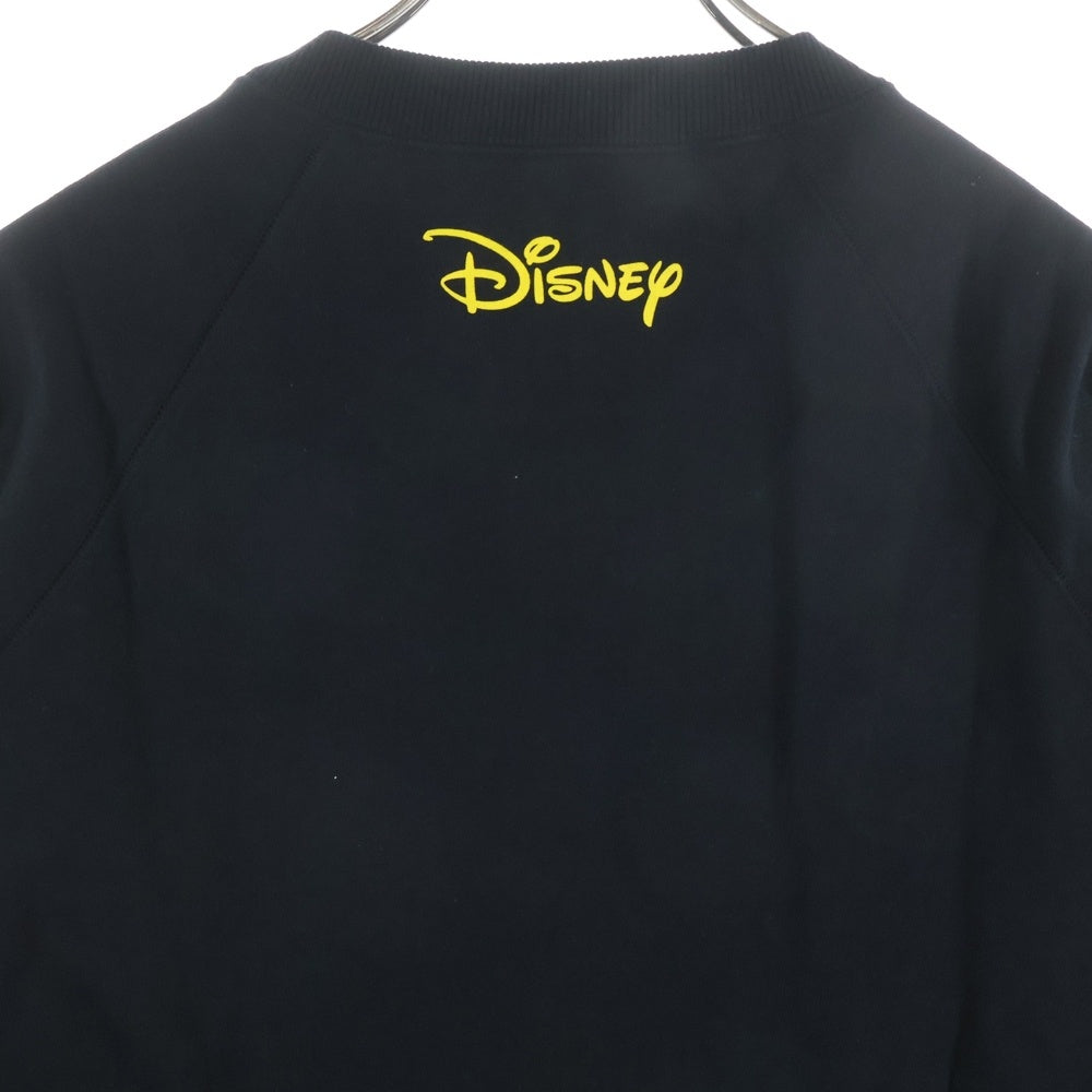 WIND AND SEA(ウィンダンシー) ×Disney×EY×WDSCOLLABQ/S/ SLEEVE SWEAT ディズニー ミッキーマウスプリント クルーネック半袖スウェットトレーナー ブラック WDS-EY-02