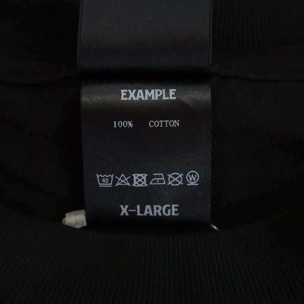 NO BRAND(ノーブランド) GOD BLESS YOU/ゴッドブレスユー ロゴプリント クルーネックコットン半袖Tシャツ ブラック